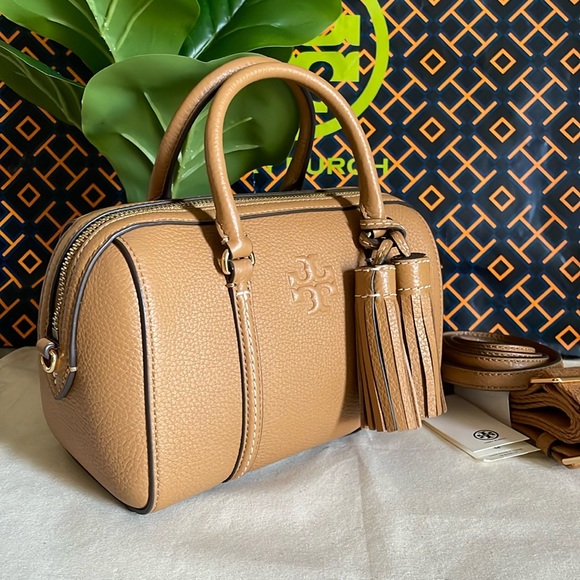 Tory Burch Handbags - New✨  tory burch thea mini satchel  (brown) crossbody shoulder bag 146449